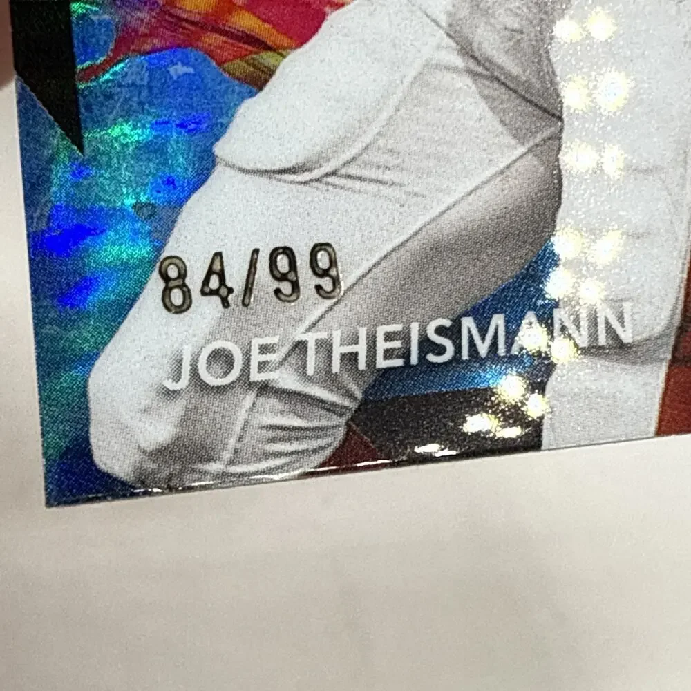 2024 Topps Finest #244 Rare Joe Theismann NFL Washington Blue Foil # /99